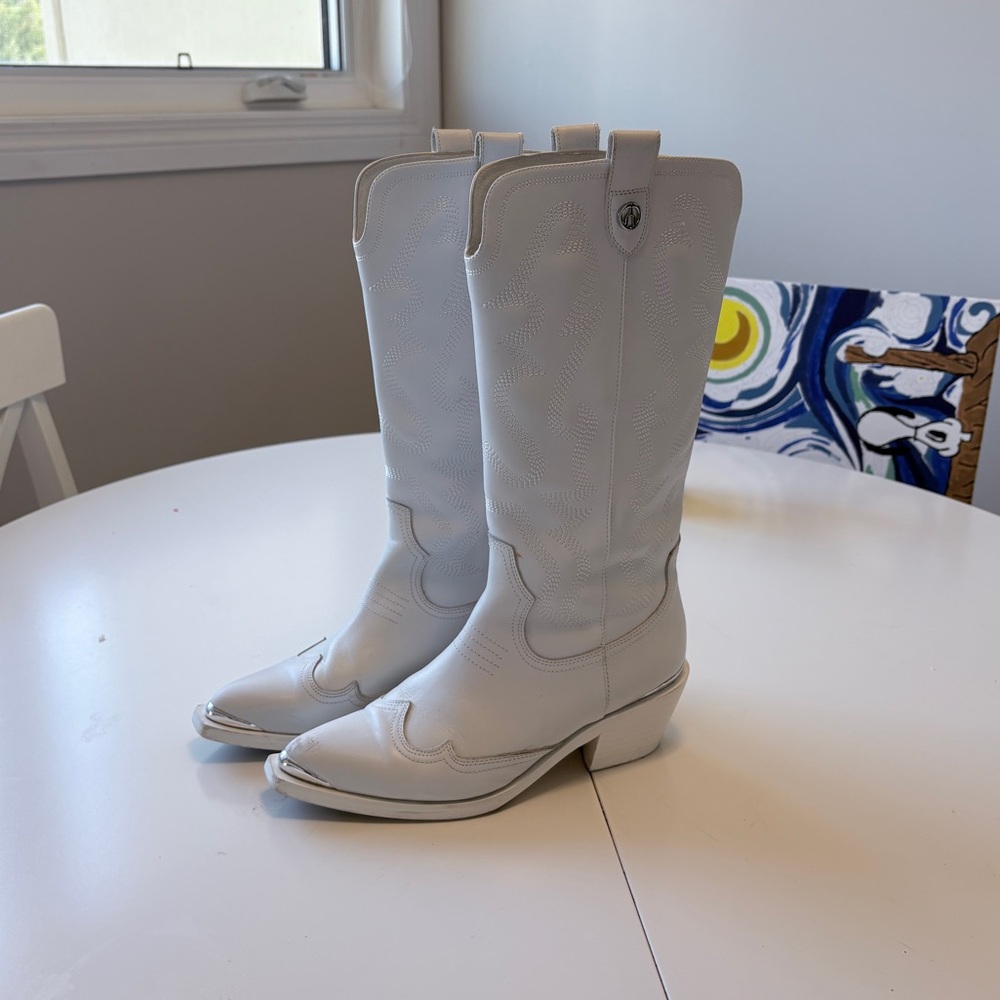 White Cowboy Boots